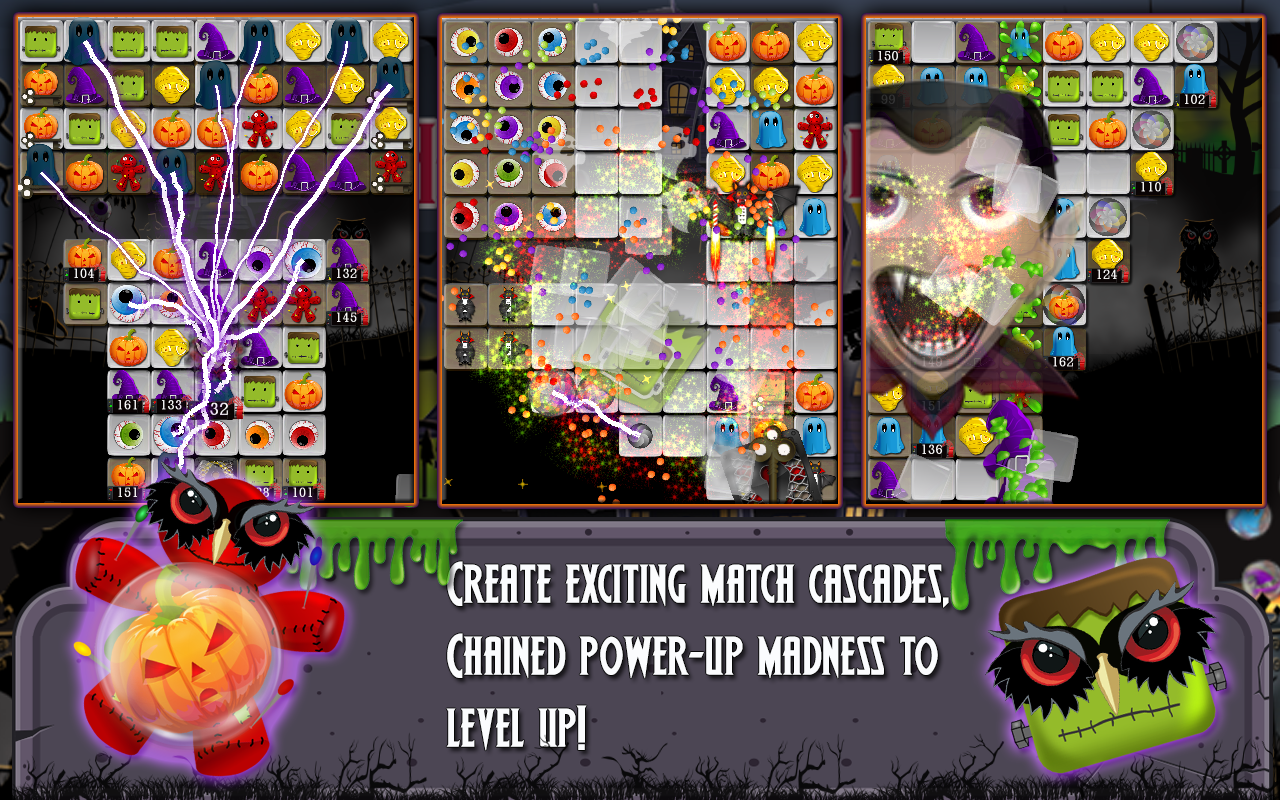 Halloween Drops 4 - Match three puzzle