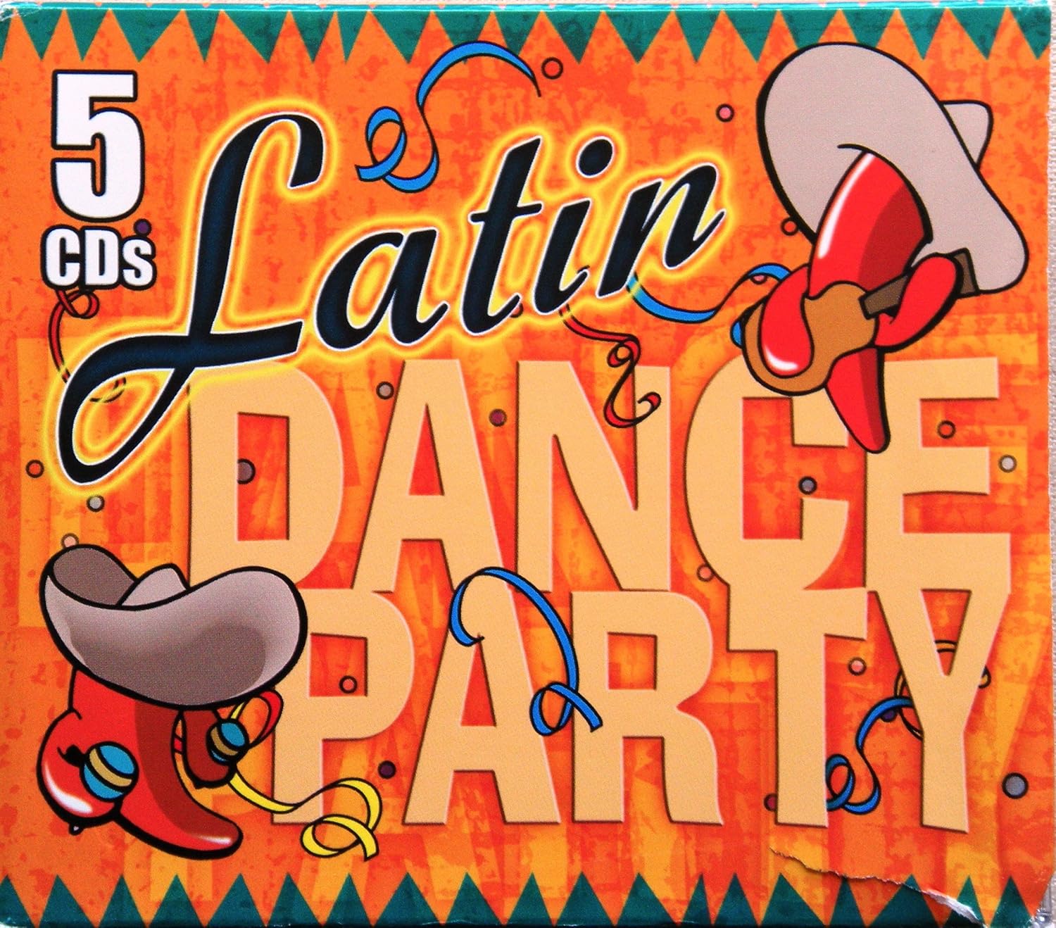 Various Artists Latin Dance Party [5 Audio CDs] Baila Pop / Tongoneo Latino / Fiesta Latina
