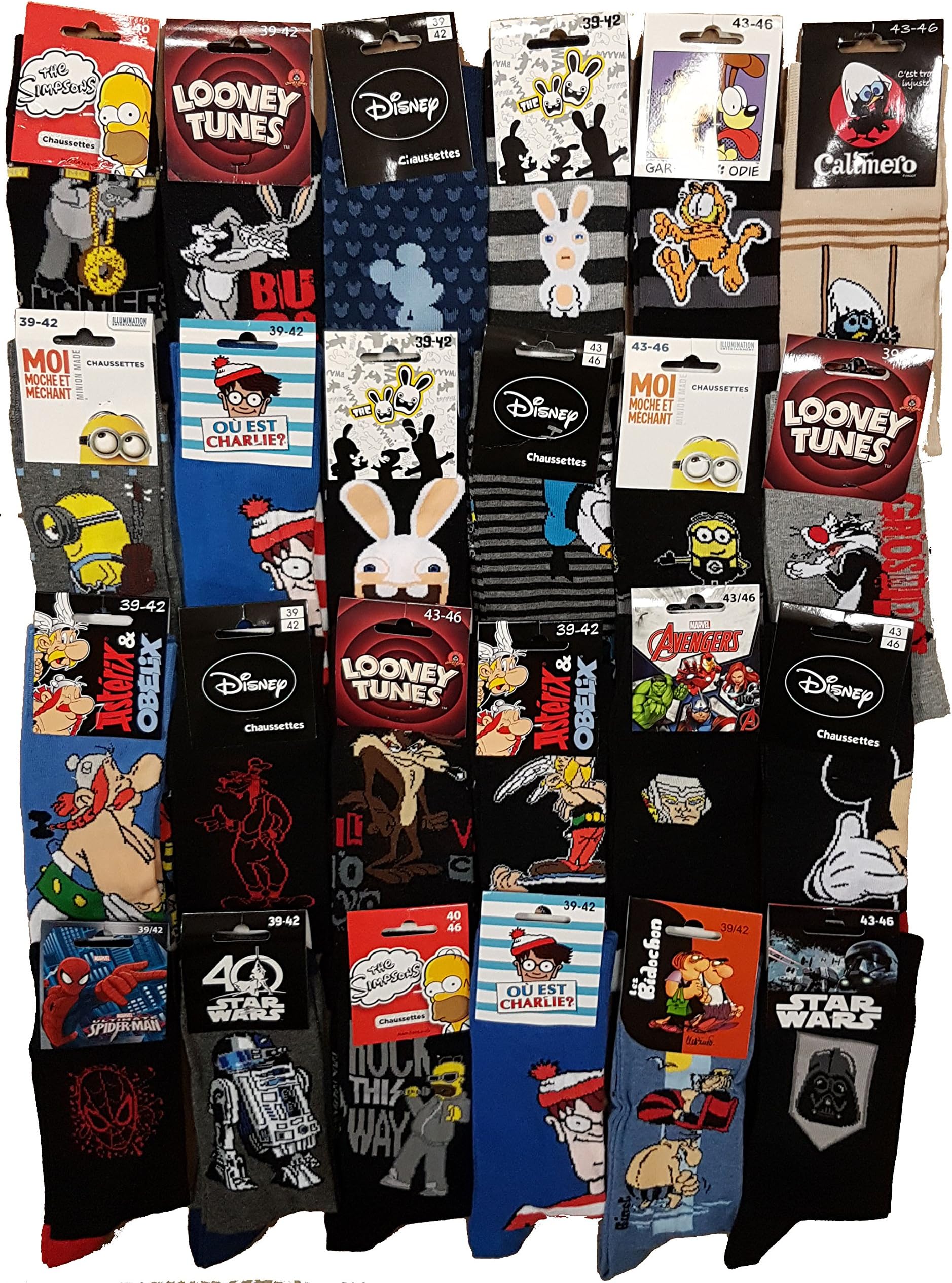 Disney socks Men's Calf Socks