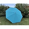 BELLRINO DECOR Replacement ROYAL BLUE STRONG & THICK Umbrella Canopy for 9ft 8 Ribs (Canopy Only)