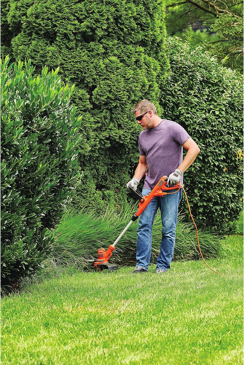 BLACK+DECKER String Trimmer, Electric, 14-Inch (BESTE620FF) : Garden & Outdoor