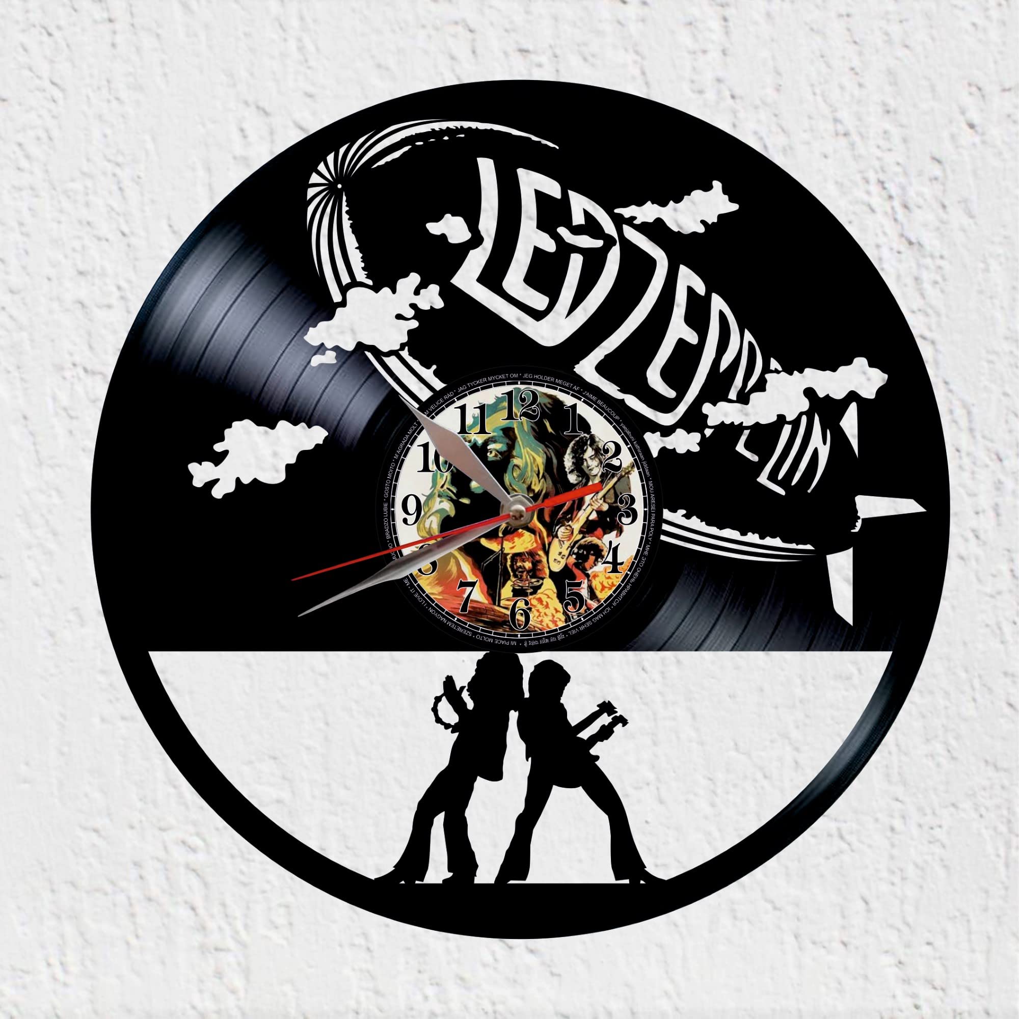VINY WOODY British Rock Group Vinyl Record Clock Wall Decoration Music Hard Rock Blues Rock 70s