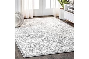 JONATHAN Y Modern Vintage Medallion Light Gray Indoor Area Rug, 3x5, Country, Floral, Easy-Cleaning for Living Room, Bedroom, Kitchen, Pet Friendly, Non-Shedding (MDP100A-3)