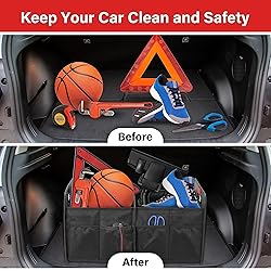 Simple Deluxe 2 Compartments Trunk Organizer for