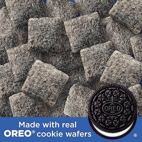 CHEX MIX MUDDY BUDDIES, OREO COOKIES AND CREAM SNACK MIX, 9 OZ
