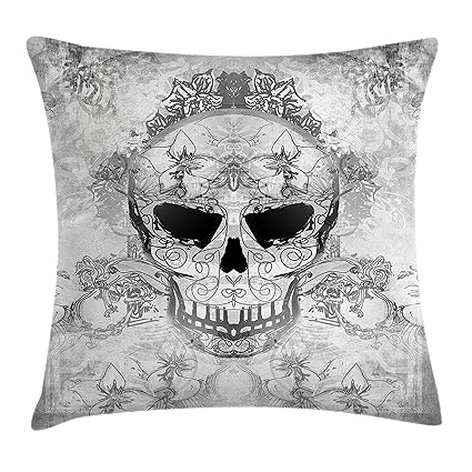 Amazon Com Ambesonne Day Of The Dead Decor Throw Pillow Cushion