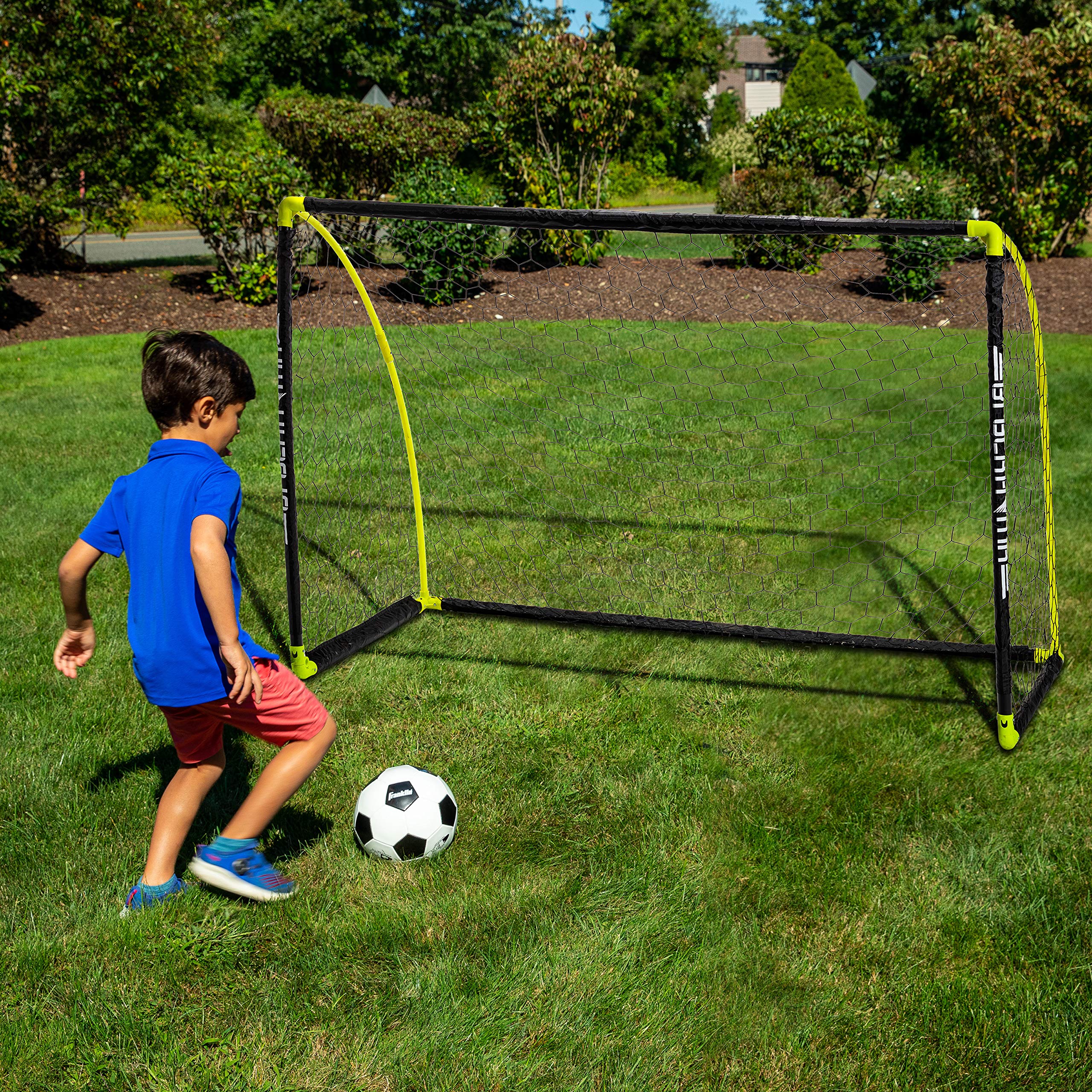 Franklin Sports Blackhawk Insta-Set Portable Soccer Goal - 6' x 4'