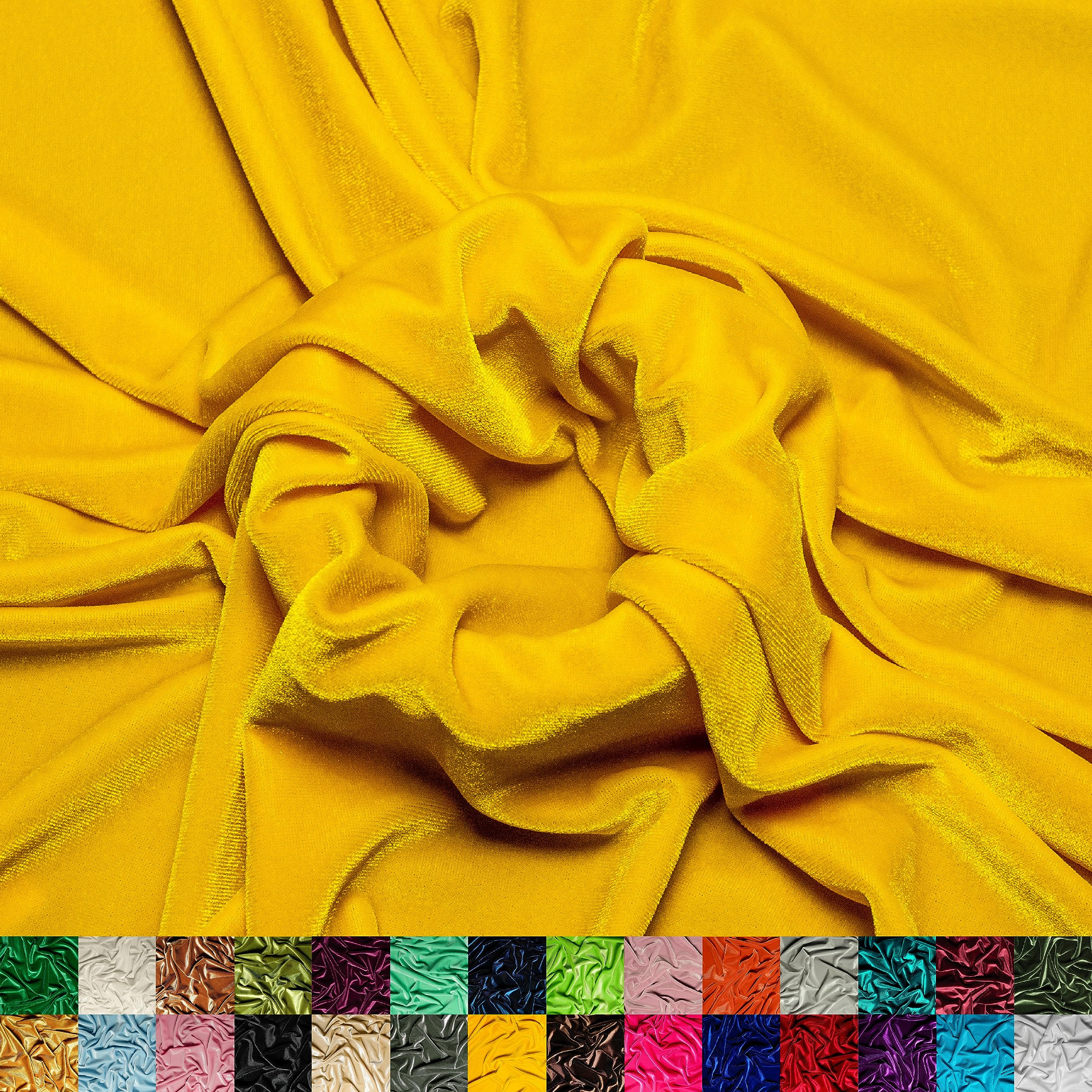 Ice Fabrics Stretch Velvet Fabric by The Yard