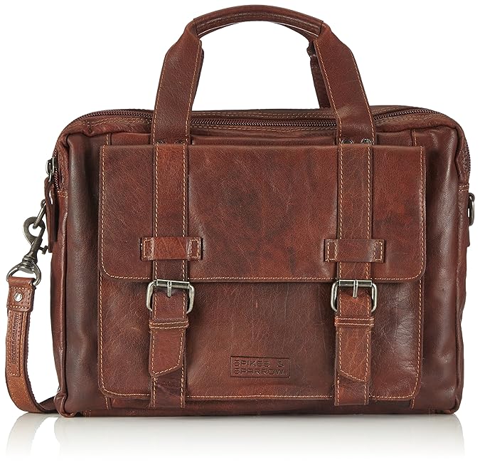 Spikes & Sparrow Bronco R-146 BR 70 Unisex-Erwachsene Henkeltaschen 41x28x9 cm (B x H x T)