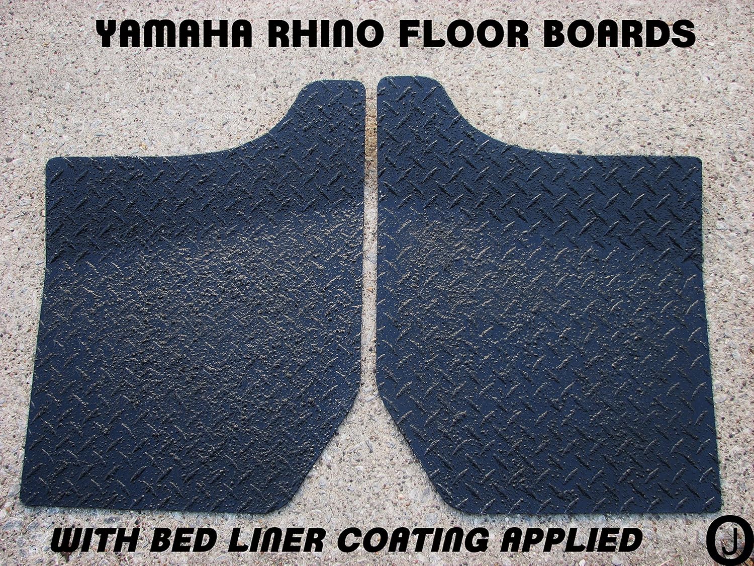 Amazon Com Rhino Aluminum Diamond Plate Black Coated Floor Boards