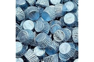 CRAZYOUTLET REESEScups Miniatures Milk Chocolate, Light Blue It's a Boy Baby Shower Candy, Bulk 2 Pounds