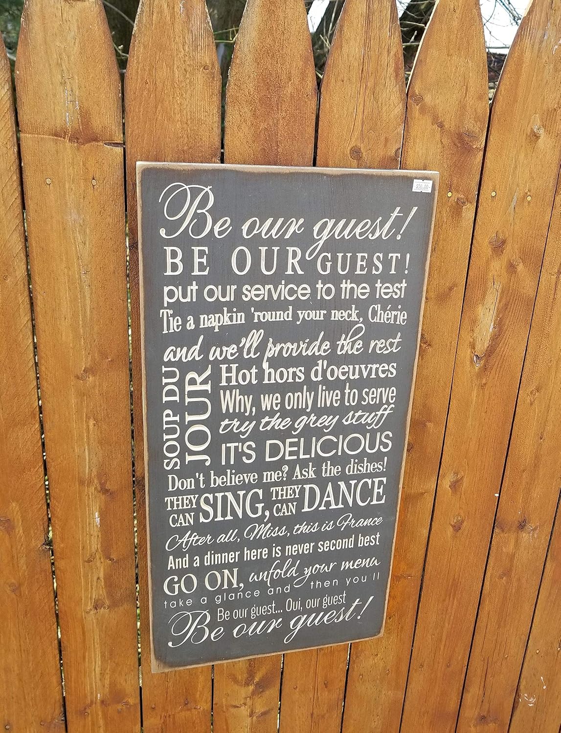 Be Our Guest Be Our Guest Put Our Service To The Test Beauty And The Beast Lyrics 12x24 Gray Wood Sign Decor Amazon Ca Home Kitchen Be Our Guest Be Our Guest Put Our Service To The Test Beauty And The Beast Lyrics 12x24 Gray Wood Sign Decor Amazon Ca Home Kitchen