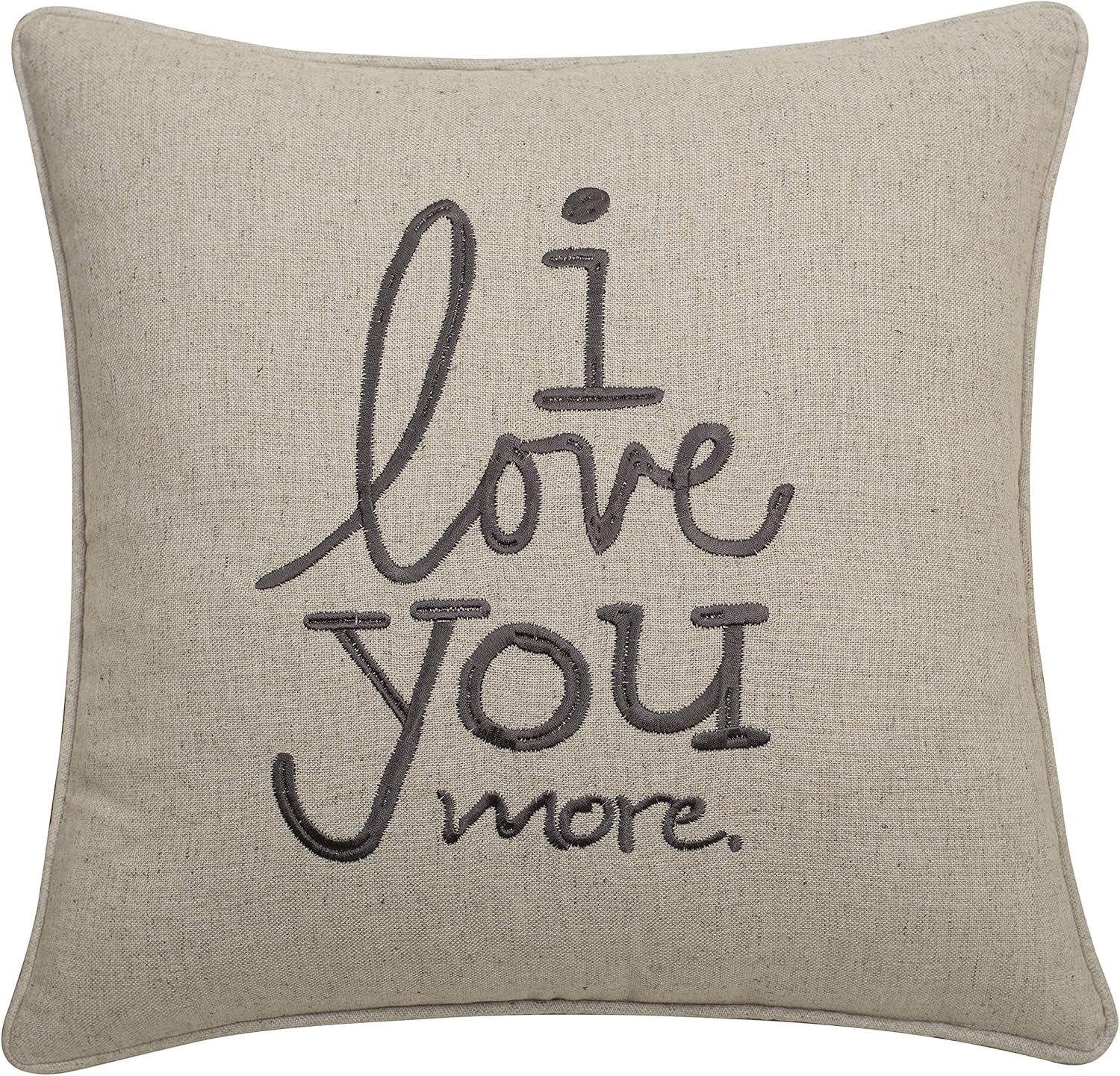 Amazon Com Adecor Pillow Covers I Love You More Pillow Cases