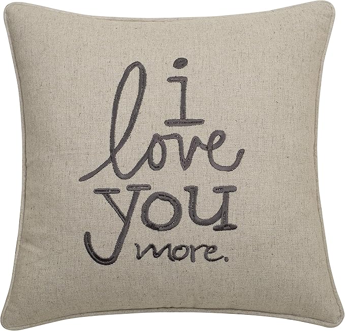 ADecor Pillow Covers I Love You More Pillow Cases