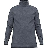 Men's 100% Interlock Knit Combed Cotton Super-Soft Pre-Washed Ski Casual Droptail Turtleneck Pullover Sweater