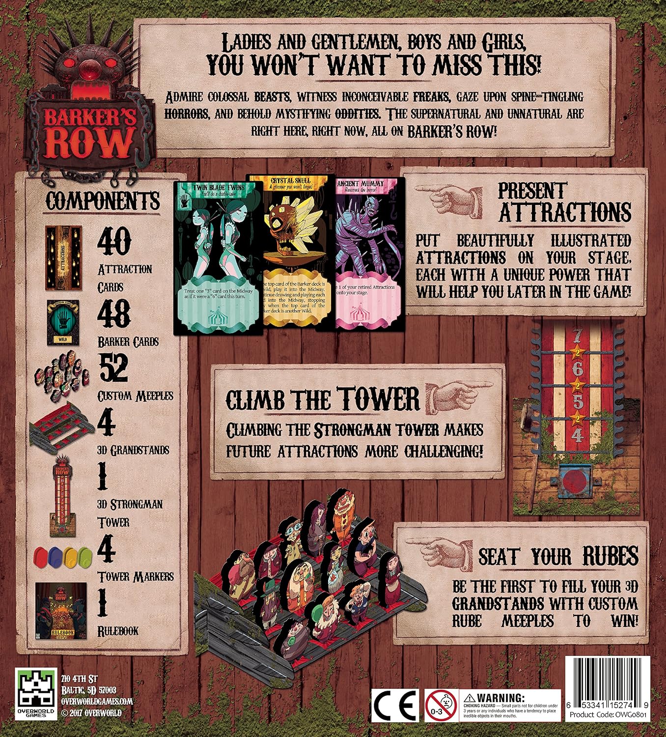Overworld Games Barker's Row, Multicoloured - Image 4