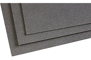 Clairefontaine - Ref 197015C - Pastelmat Card Sheets (Pack of 5 Sheets) - 360gsm Card - 24 x 32cm - Anthracite Colour - Specially Formulated for Use with Pastels