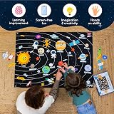 BONNYCO Solar System Felt Board 61 Figures Montessori Educational Toy view 5