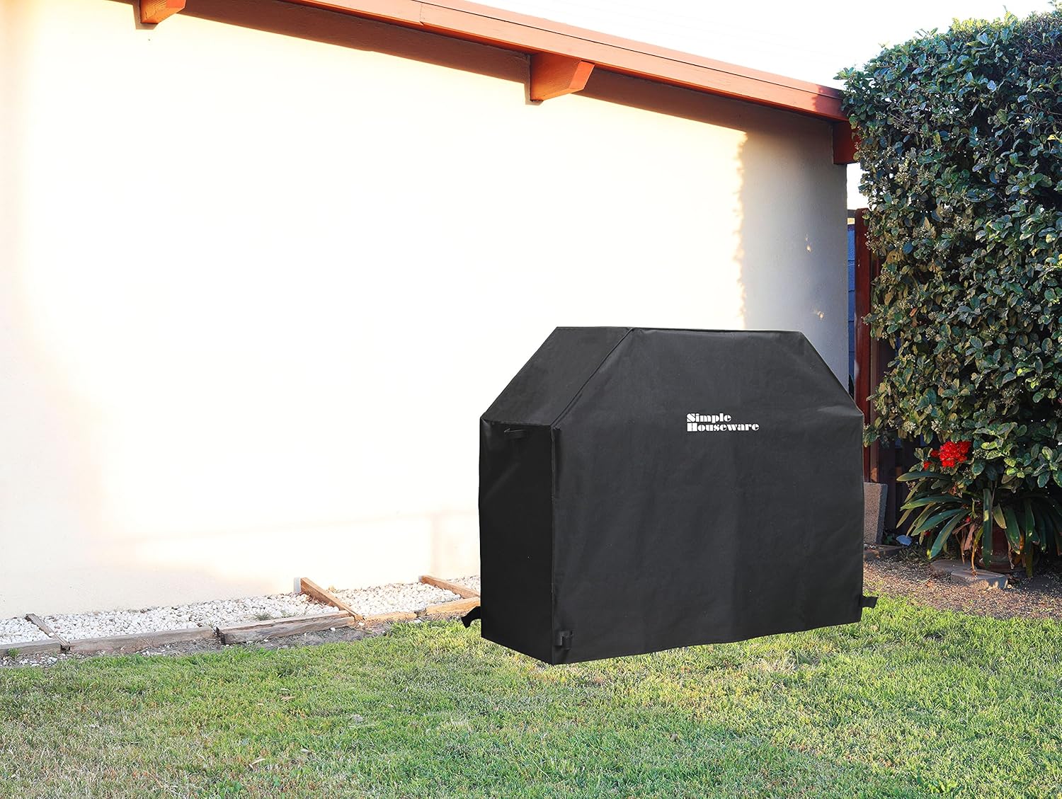 Simple Houseware 58-inch Waterproof Heavy Duty Gas BBQ Grill Cover, Weather-Resistant Polyester : Garden & Outdoor