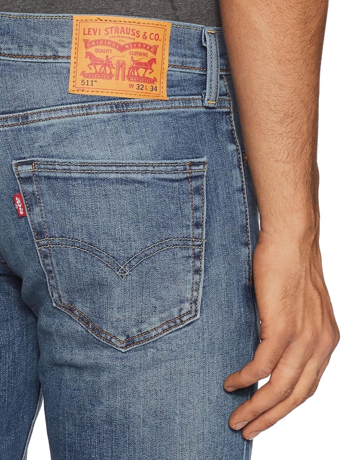 levi's men's (511) slim fit jeans