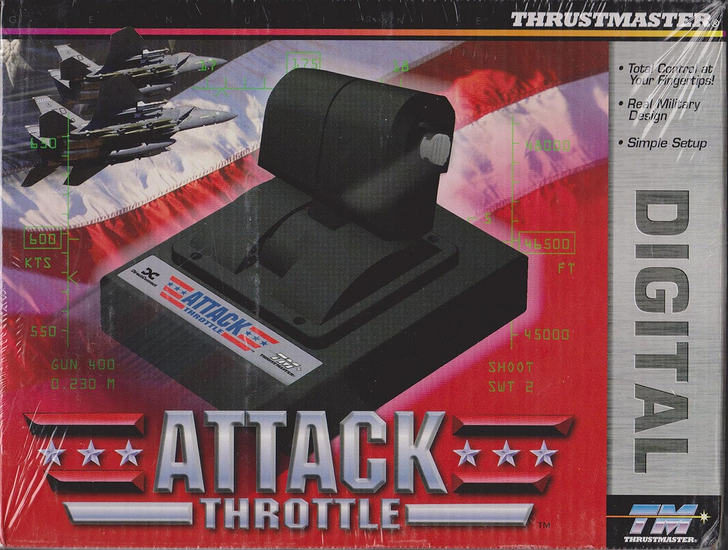 ThrustMaster Attack Throttle Throttle 4 button(s) Video Games