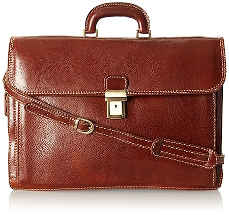 Floto Leather Leather Brown Brief Case