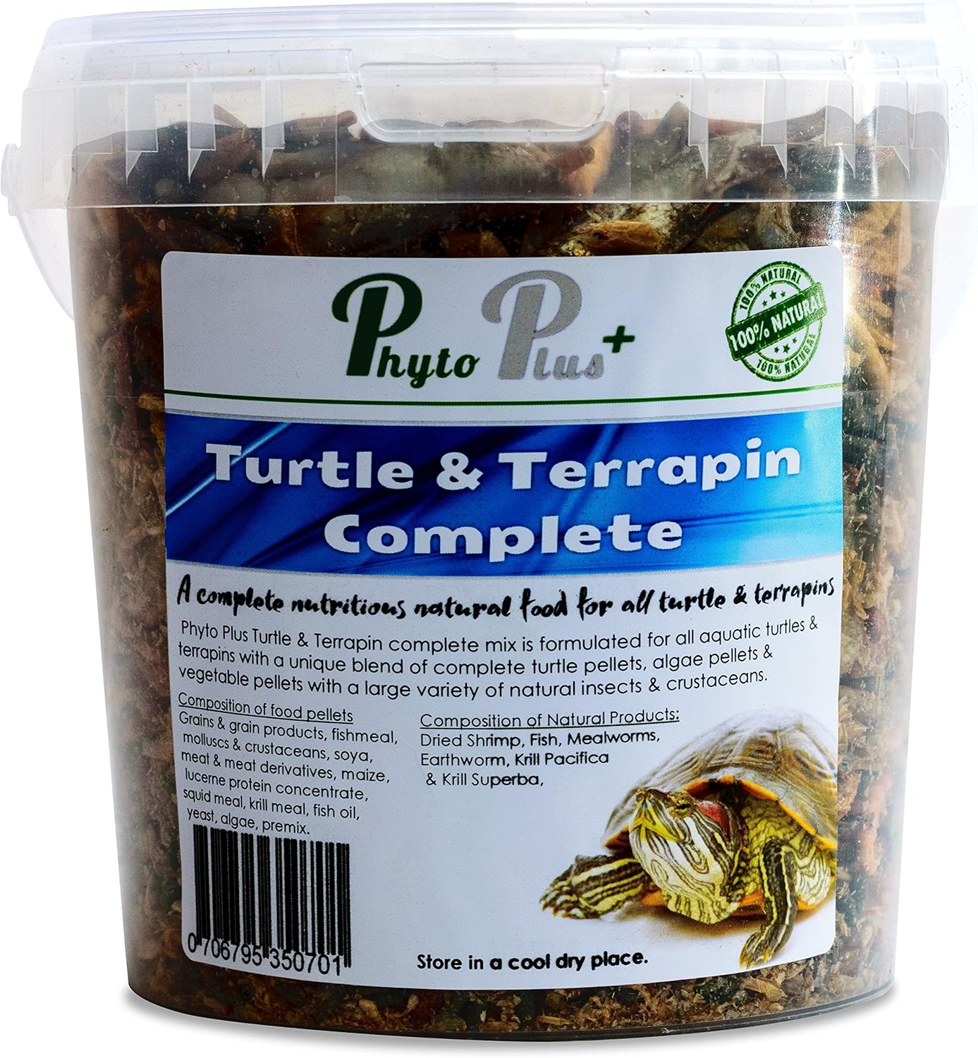 Phyto Plus Turtle & Terrapin Food Complete tub 2.5 litre Amazon.co.uk