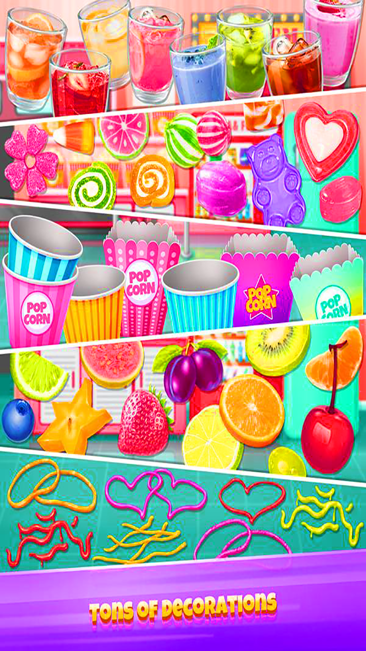 Popcorn Maker Yummy Rainbow Popcorn Food Education Game Pricepulse