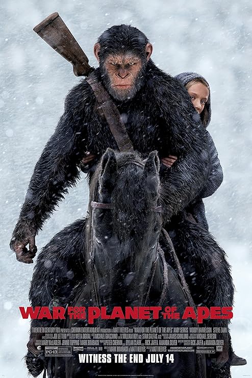 Image result for war of the planet of the apes movie poster