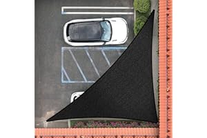 Royal Shade 12' x 13' x 17.7' Black Right Triangle Sun Shade Sail Order to Make RSTAPRT12, UPF50+ 95% UV Blockage, 200GSM Commercial Standard Heavy Duty, 3 Years Warranty (We Make Custom Size)
