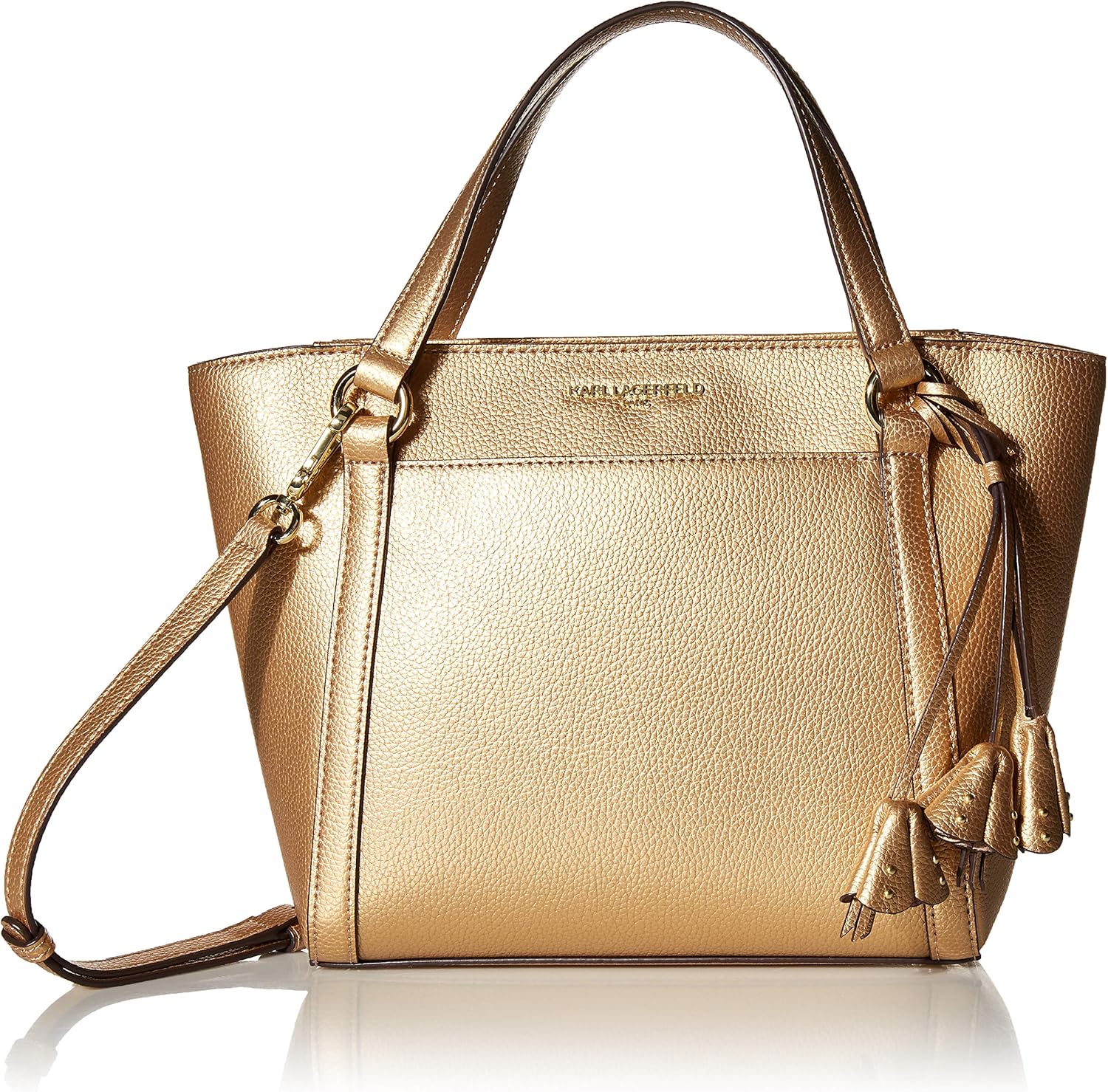 Karl Lagerfeld Paris Satchel, Old Gold Amazon.ca Shoes & Handbags
