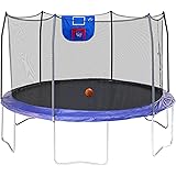 Skywalker Trampolines 12-Feet Jump N' Dunk Trampoline with Safety Enclosure and Basketball Hoop