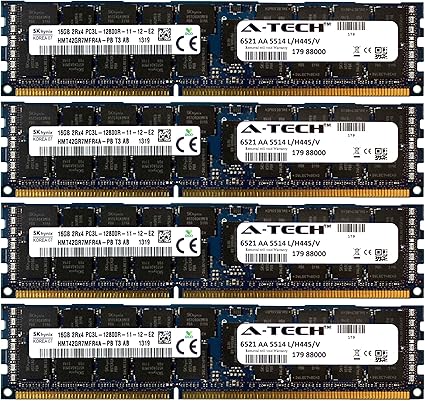 Amazon バリエーション親親 Amzus3p 64gb Kit 4x 16gb Amzus3 A Tech Components メモリ 通販