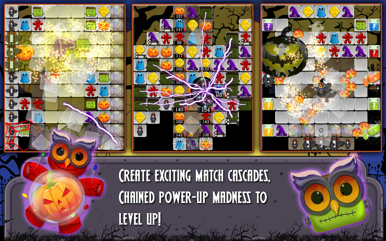 Halloween Drops 2 - Match three puzzle