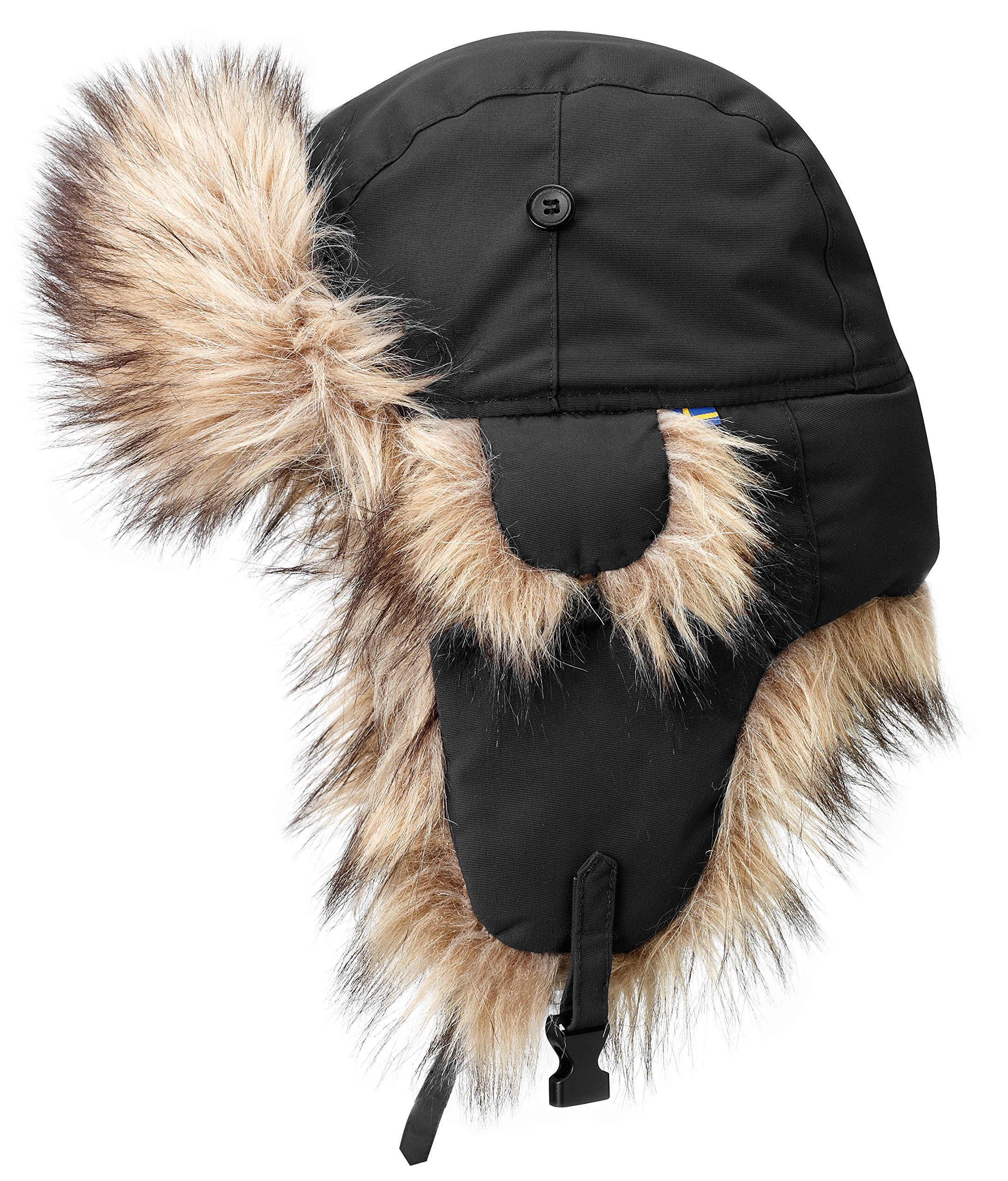 Fjallraven Unisex Nordic Heater Hat, Black, S UK