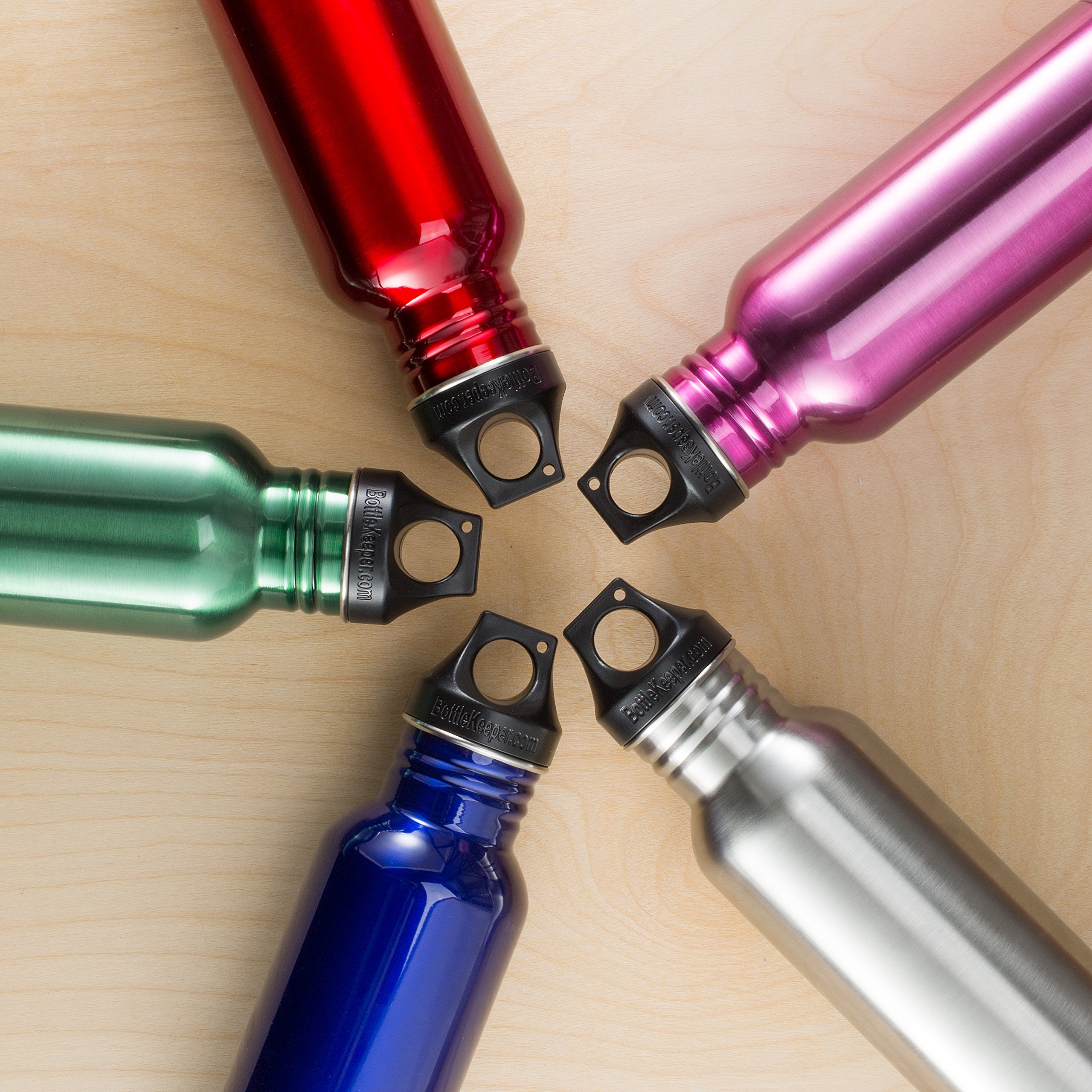 BottleKeeper The Original Stainless Steel Beer Bottle Holder and