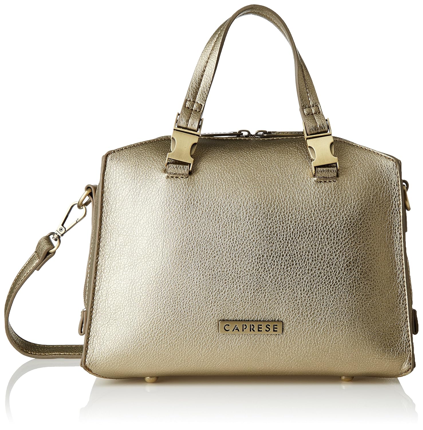 caprese bruno women's satchel (dull gold) ()