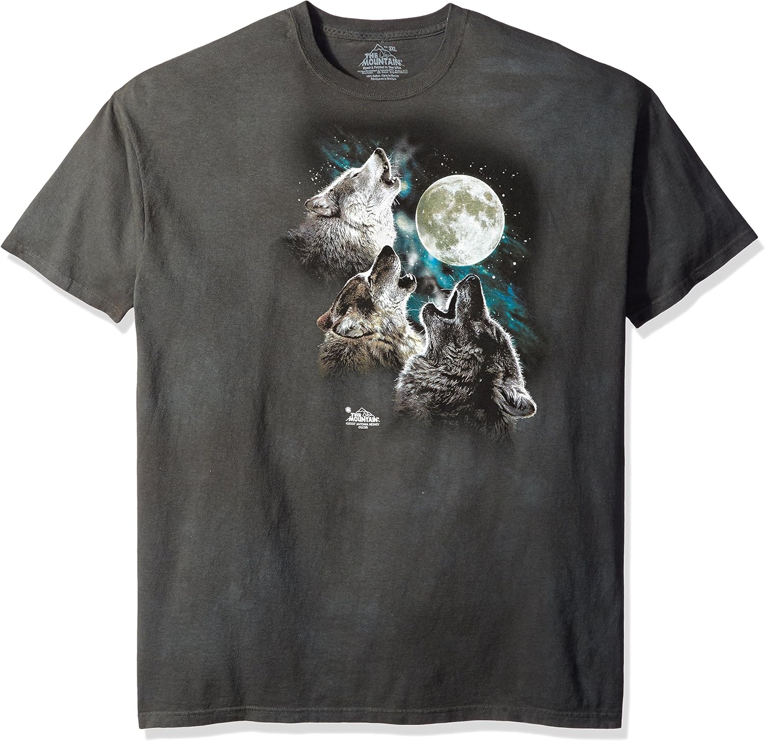 The Mountain Men's Glow Wolf Moon Shirt