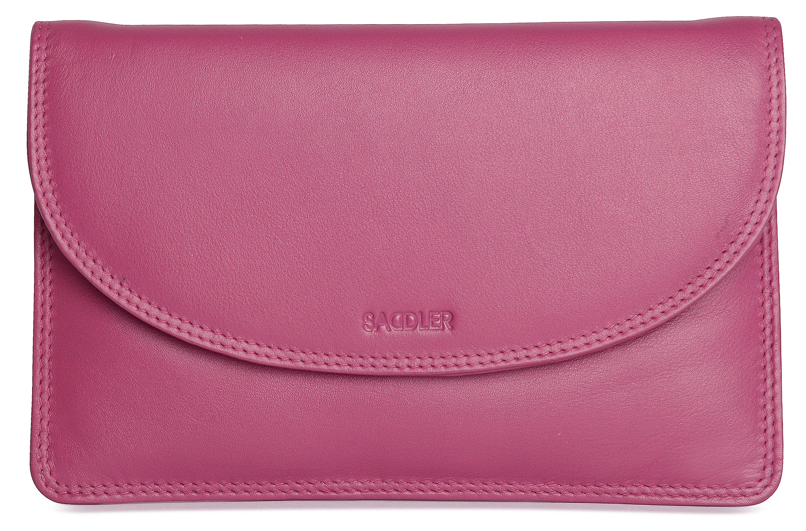 SADDLER "Isabelle Soft Leather Crossbody Bag – Slim Ladies Sling Purse | Magnetic Closure, Fits Passport & Travel Cards | Gift Boxed