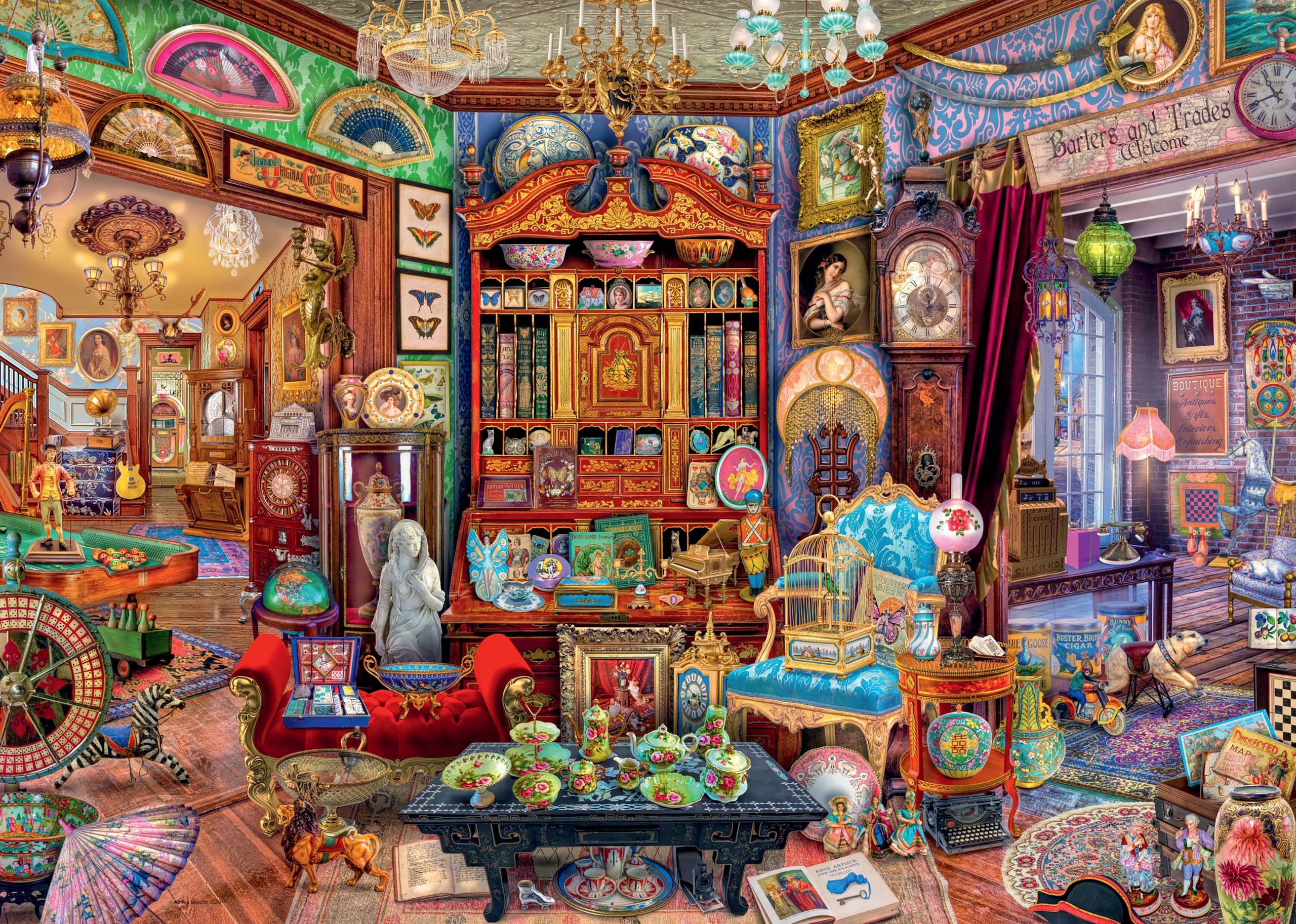 Ravensburger Aimee Stewart Treasure Trove 1000 Piece Jigsaw Puzzles for Adults and Kids Age 12 Years Up