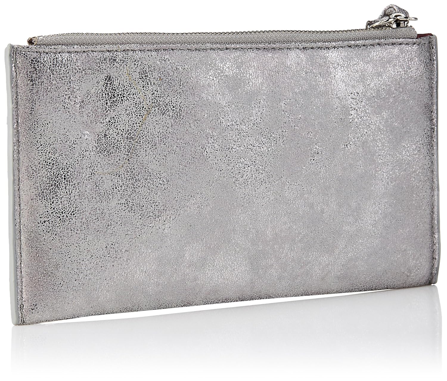 caprese lisa women's clutch (silver and grey)