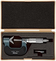 Mitutoyo 114-165 V-Anvil Micrometer for 5 Flutes
