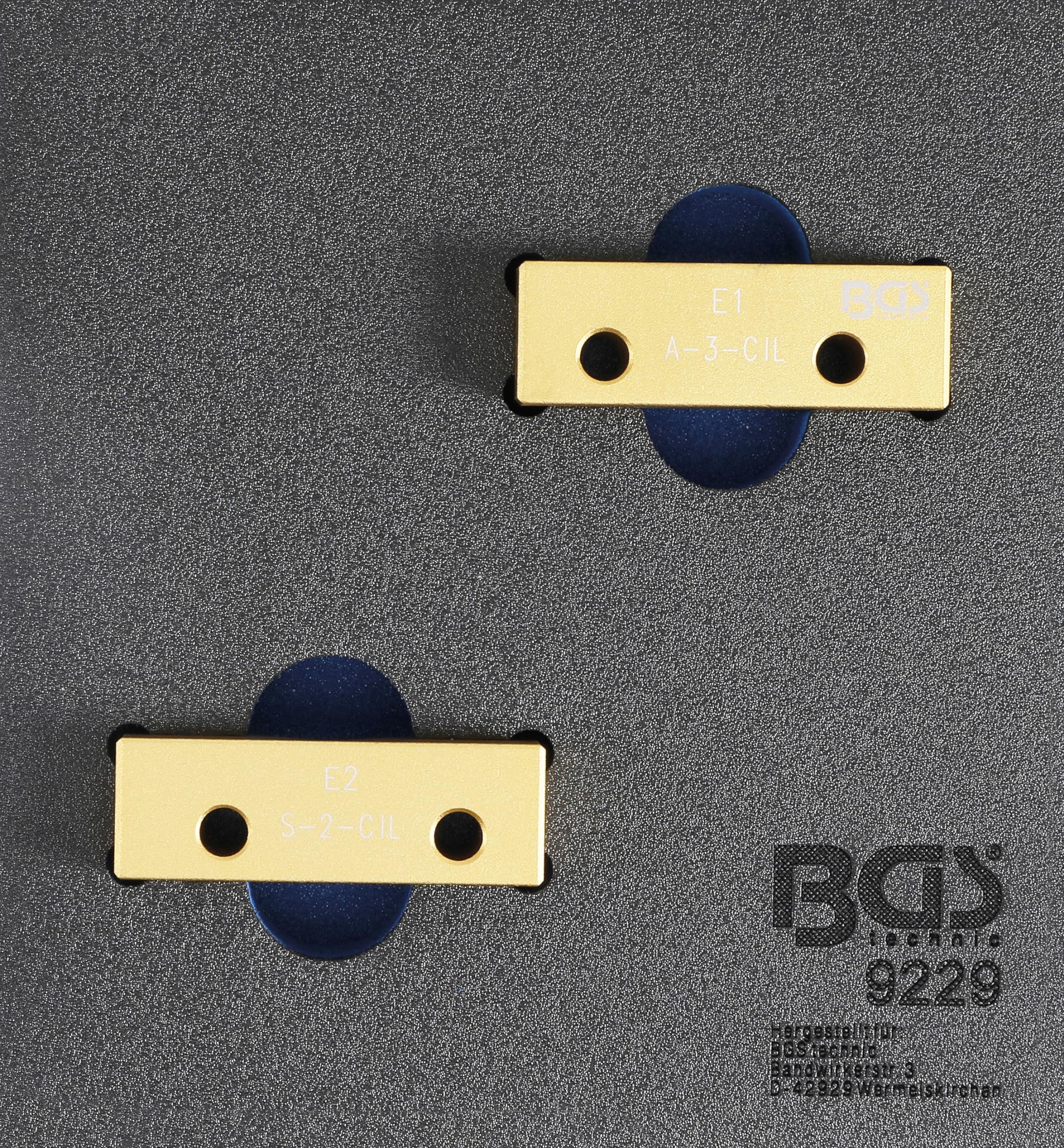 BGS 9229 | Tool Tray 1/6: Camshaft Locking Tool Set | for Lancia 2.4 20V