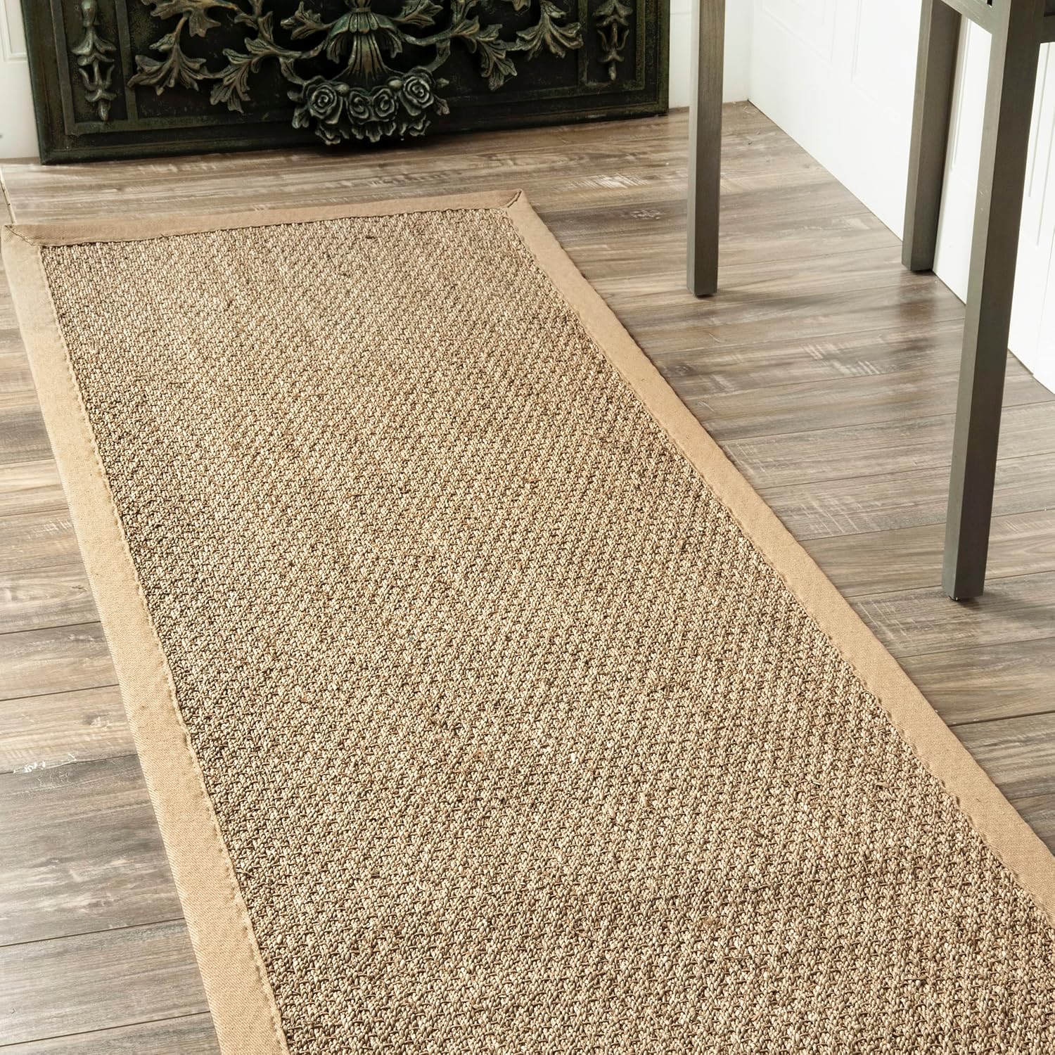 Rugs, Pads & Protectors - nuLOOM Elijah Farmhouse Seagrass Runner Rug, 2' 6