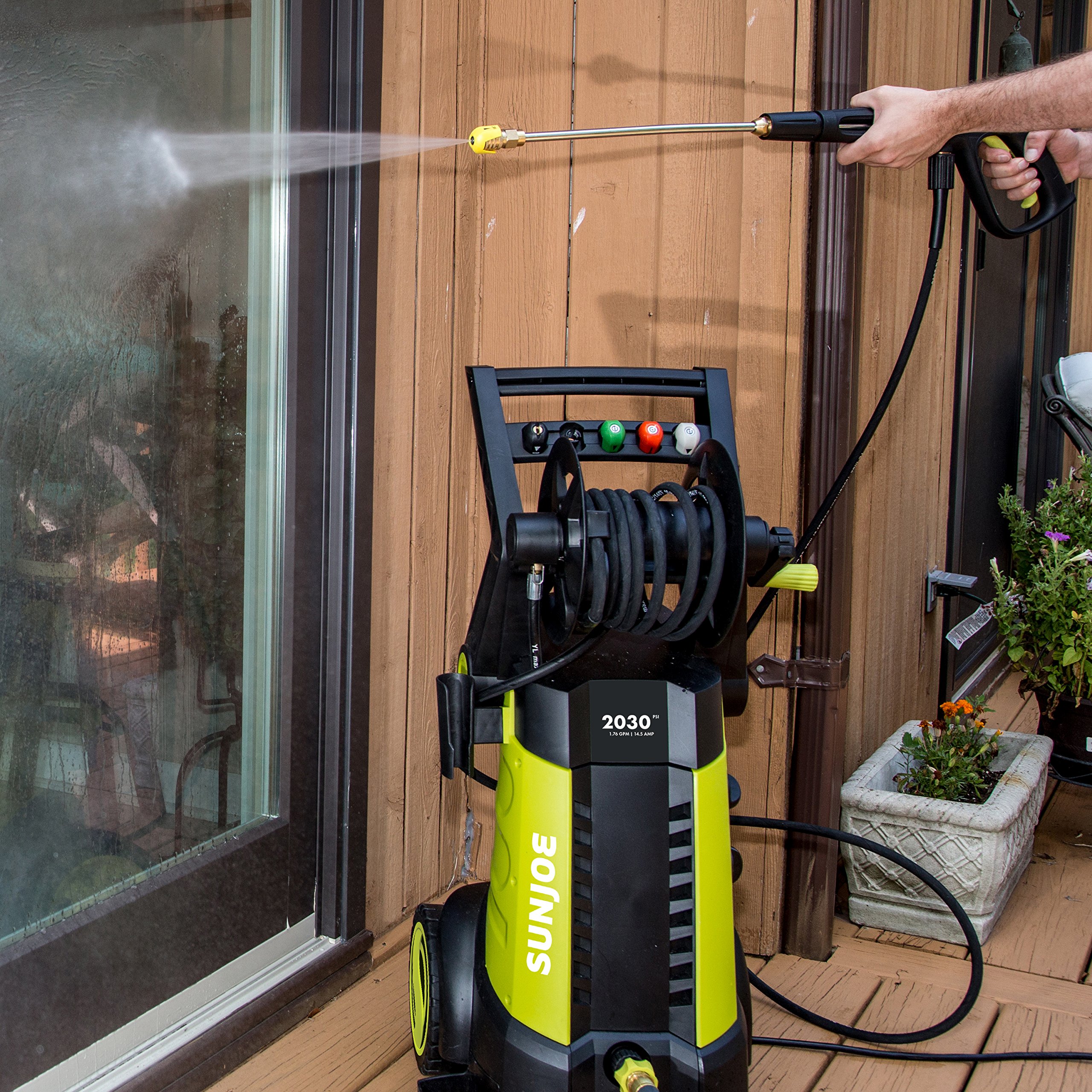 Sun Joe SPX3001 2030 PSI 1.76 GPM 14.5 AMP Electric Pressure Washer