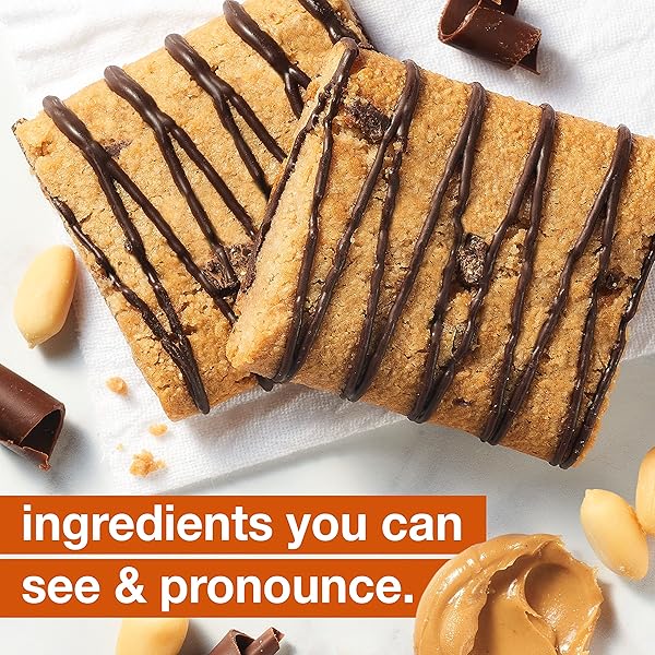 KIND SOFT BAKED SQUARES, PEANUT BUTTER ALMOND FLOUR BLONDIE, GLUTEN FREE, HEALTHY SNACK BARS, 5G PROTEIN, 6 COUNT