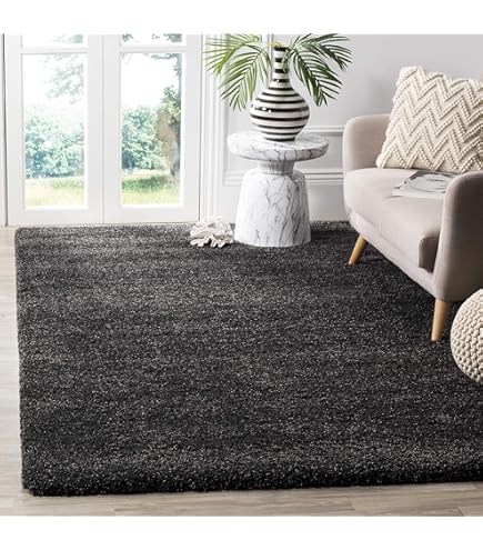 SAFAVIEH (サファビア) Hudson Shag Collection Amazon.com: SAFAVIEH Hudson Shag Collection Area Rug - 5'3