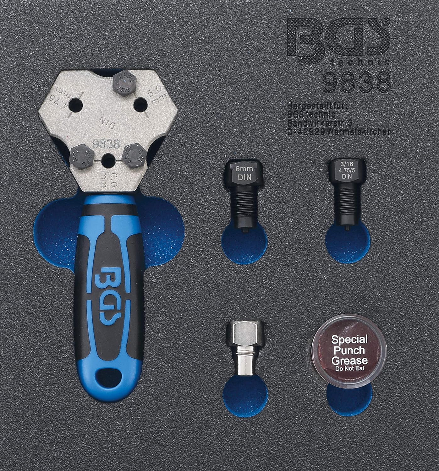 BGS 9838, Blue