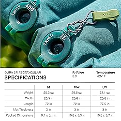 Exped Dura 3R | Abrasion Resistant | Insulated and