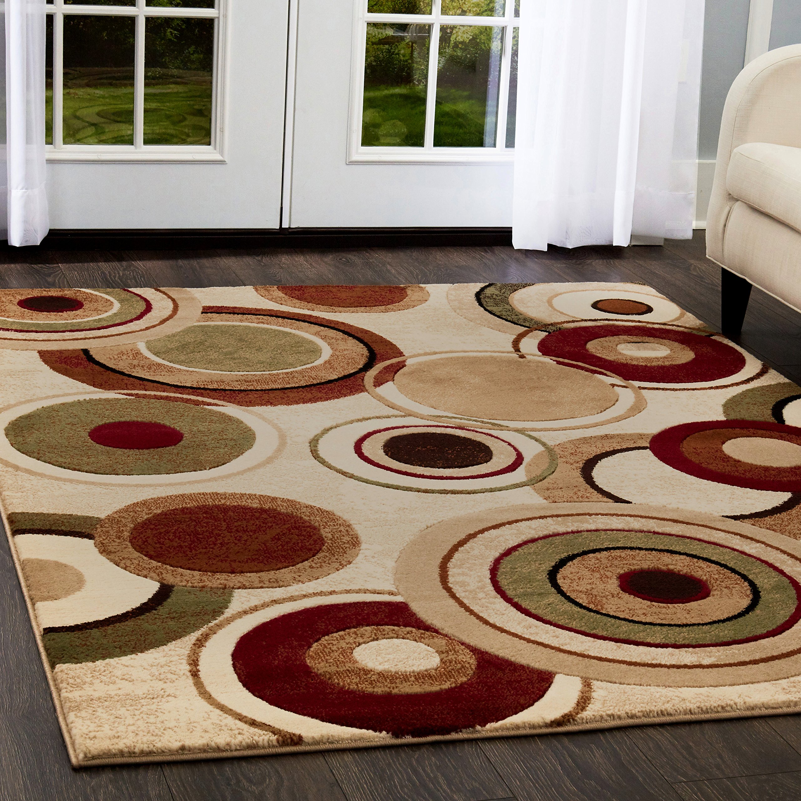 Home Dynamix Tribeca Emmitt Area Rug Contemporary Living Room Rug
